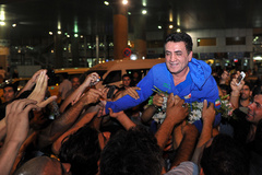 بازگشت تیم ملی کشتی فرنگي‌ به كشور